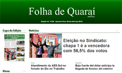 Folha de Quaraí– Quaraí-RS 